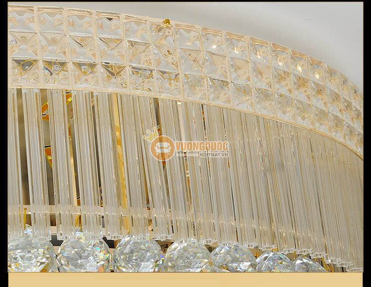 Đèn ốp trần pha lê đẹp long lanh CM277-13